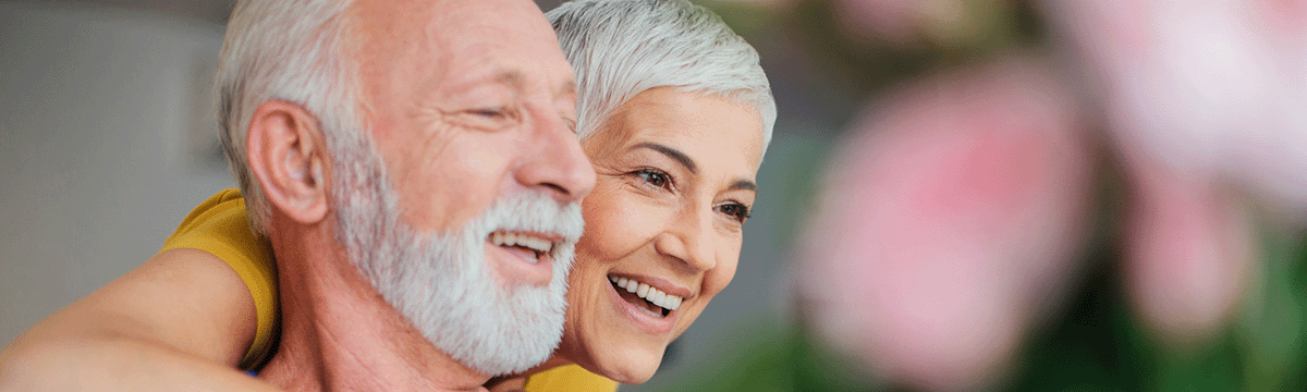 Older, Happy Couple Smiling