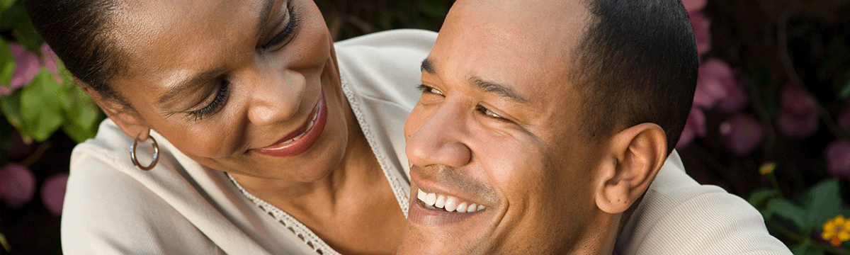 Happy Older Couple Laughing