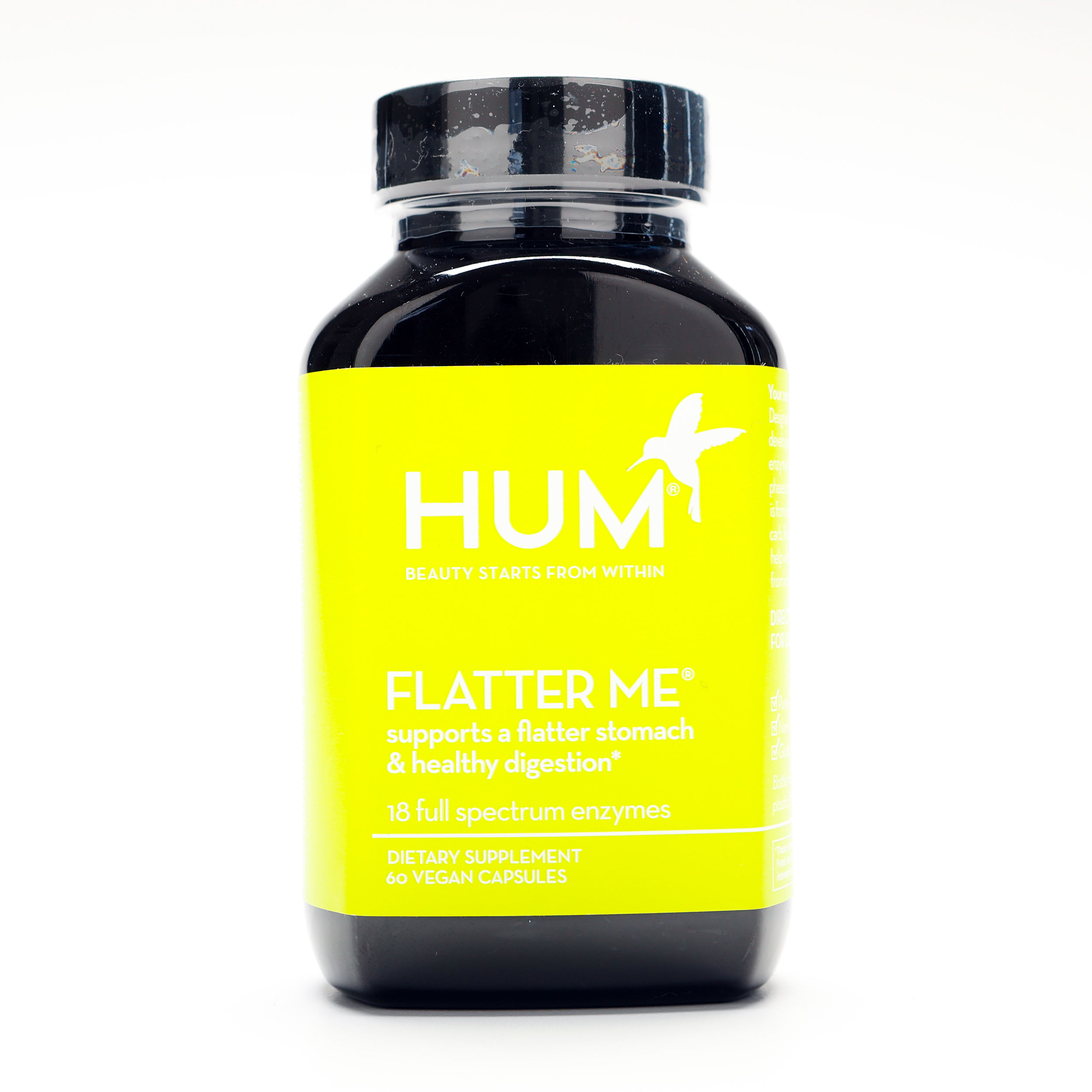 HUM Nutrition Flatter Me™ Bottle, 60 Capsules