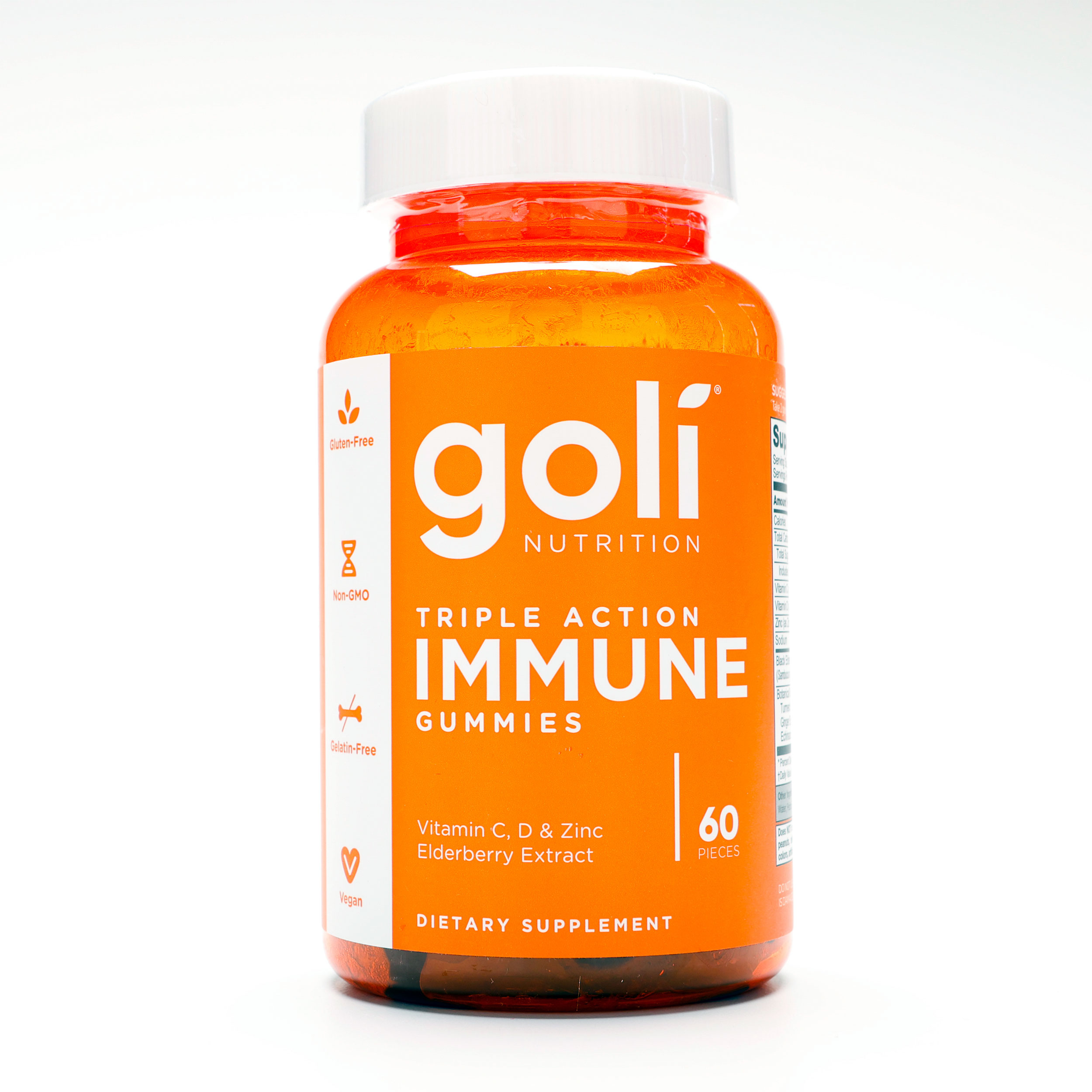Goli® Nutrition Triple Action Immune Gummies Bottle, 60 gummies