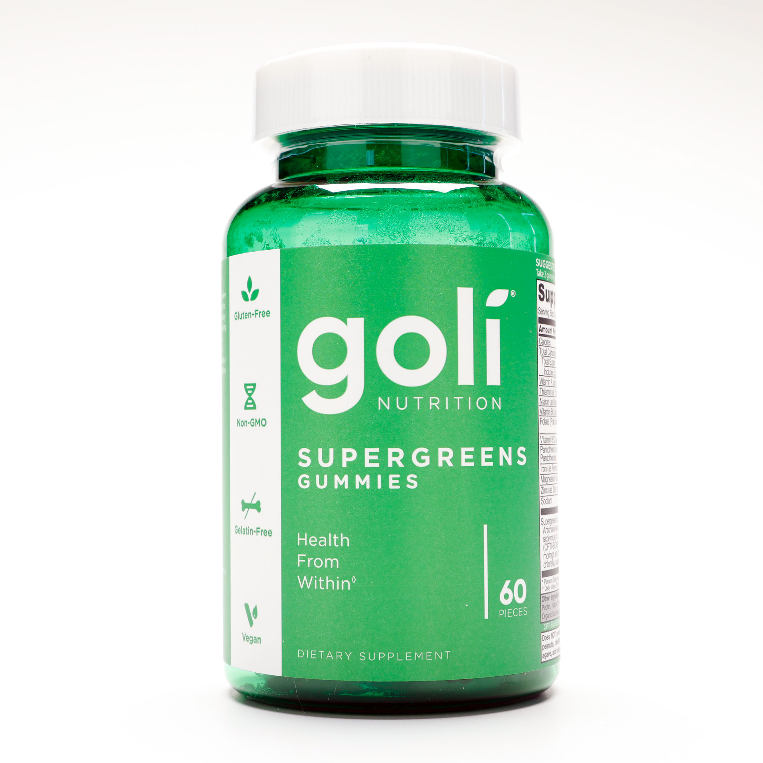 Goli® Nutrition Supergreens Gummies Bottle, 60 gummies