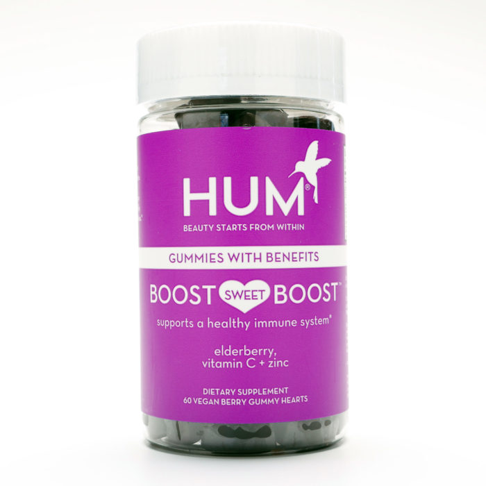 HUM Nutrition Boost Sweet Boost™, Bottle of 60 berry gummies