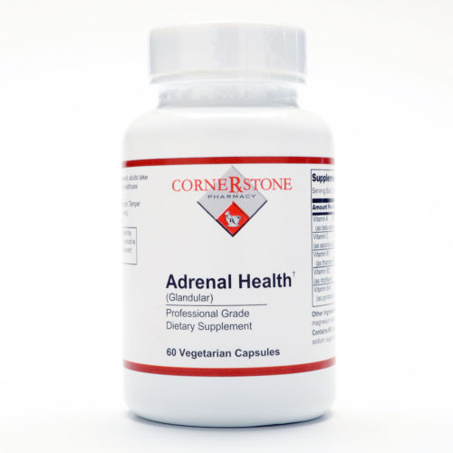 Cornerstone Pharmacy Adrenal Health Bottle, 60 vegetarian capsules