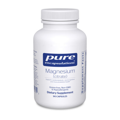 Magnesium (citrate) bottle, 90 capsules