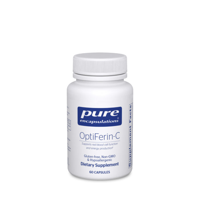 Pure Encapsulations OptiFerin-C Bottle, 60 capsules