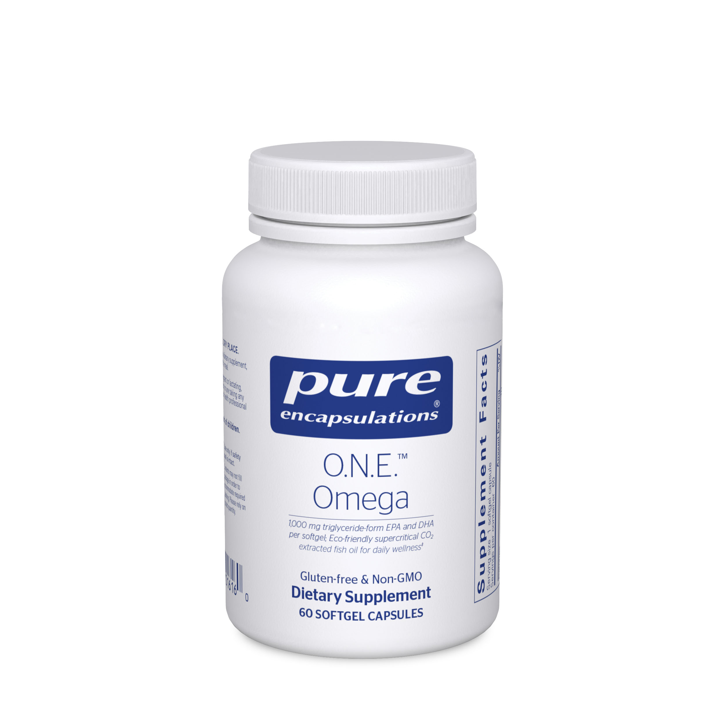 O.N.E.™ Omega Supplement Bottle, 60 Capsules