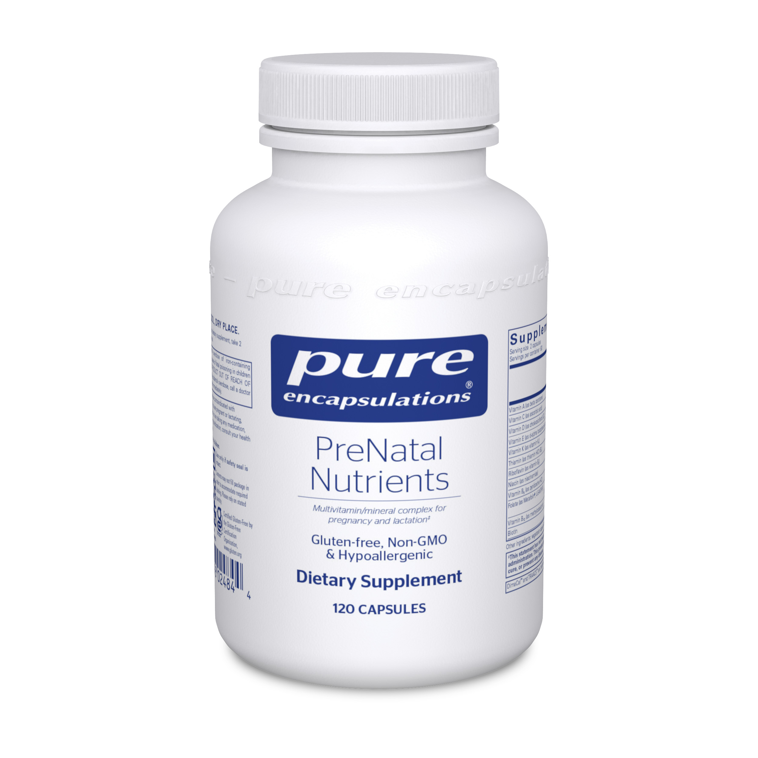 PreNatal Nutrients Bottle, 120 capsules