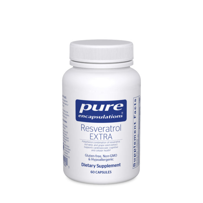 Pure Encapsulations Resveratrol EXTRA bottle, 60 capsules