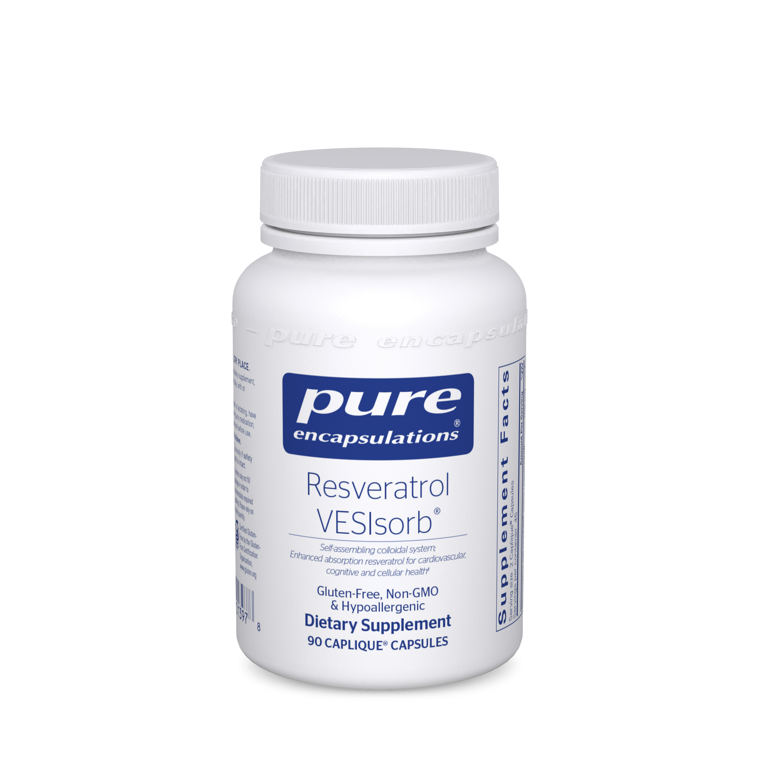 Pure Encapsulations Resveratrol VESIsorb® Bottle, 90 capsules